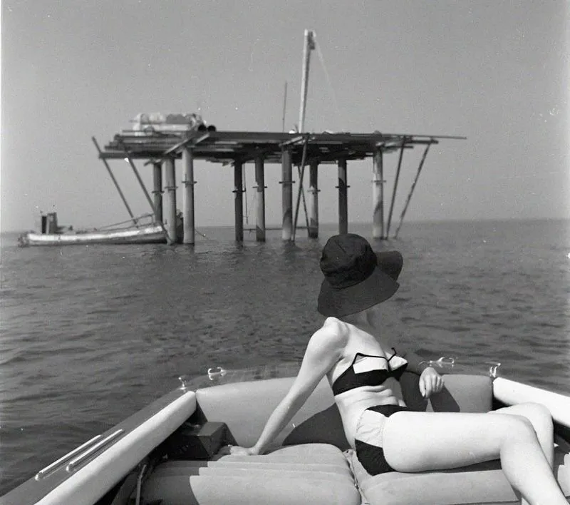 Rose Island platform, archival